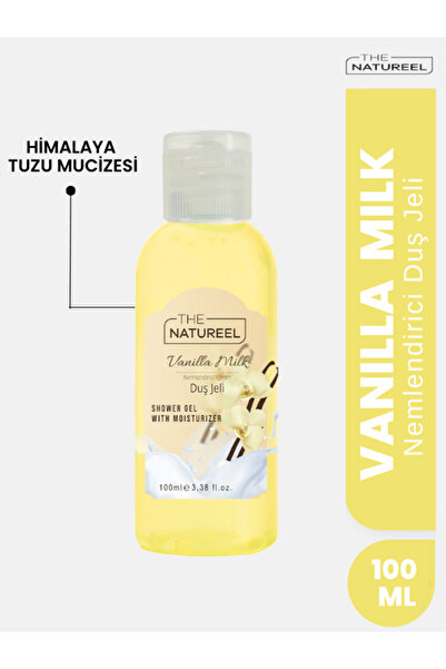 The Natureel Himalaya Tuzu Nemlendirici Banyo Ve Duş Jeli Vanilya Sütü 100 ml...