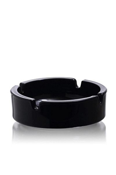 PİNK DESİGN KİTCHEN Black Enjoyment 2 Piece Ashtray Set