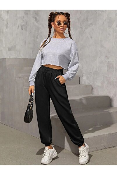 EYAX MODA Unisex Plus Size Jogger Sweatpants