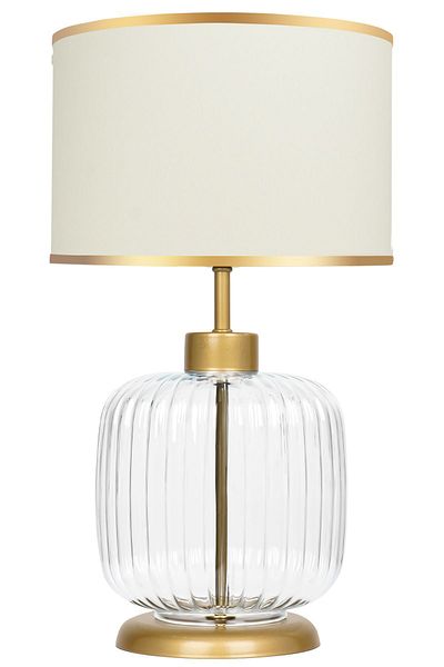 MINIMAL ETICARET VE BILGI TEKNOLOJILERI Intense Transparent Gold Glass Lampshade