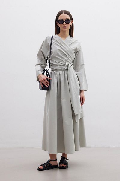 Manuka Premium-Hemd im Kimono-Stil, Grün