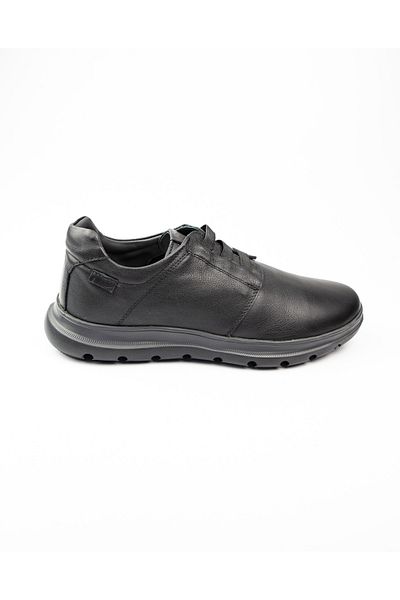MARCOMEN 20024 Black Leather Men's Sneakers - Casual Shoes
