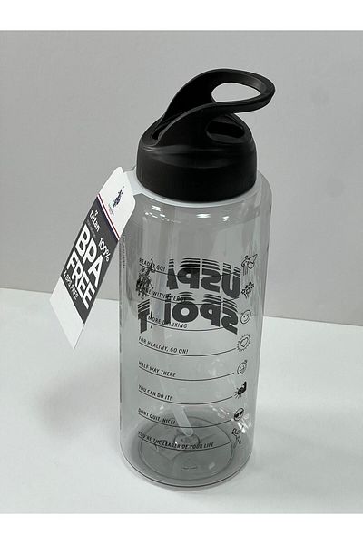 Polo Plmat24018 U.S. Black Straw Flask