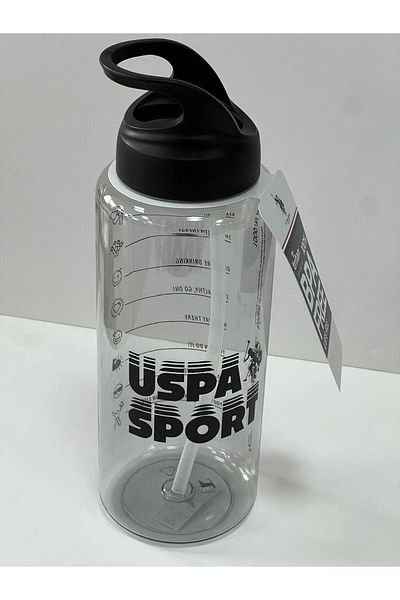 Polo Plmat24018 U.S. Black Straw Flask