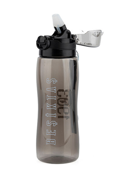 Beşiktaş Lisanslı Beşiktaş Logolu 700 ML Pipetli Kapaklı Okul Suluğu Matarası