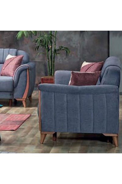 Badem10 Aspen Set 6 Mobilier Unitate TV Canapea extensibilă Fotoliu Baza de canapea Suport picioare 11 Cm Maro