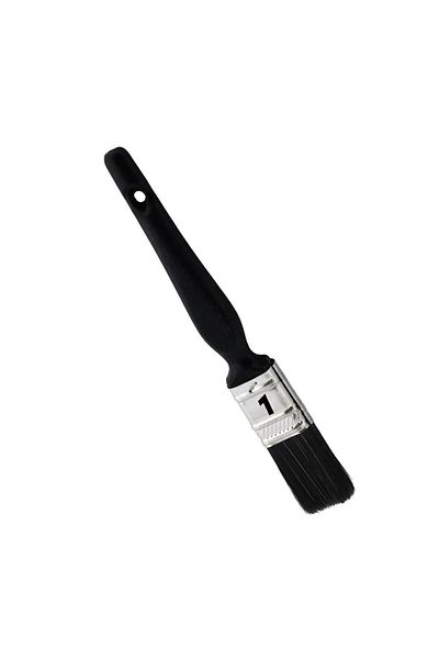 Badem10 Plastic Handle Oil Paint Brush No: 1 Painting Painter Brush Hobby Art Wall Metal Wood Painting