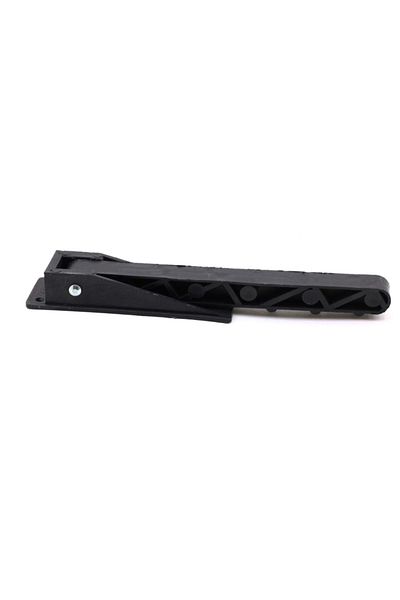 Badem10 Picior pliabil din plastic negru - Picior pentru veselă de podea de 20 cm (4 buc.)