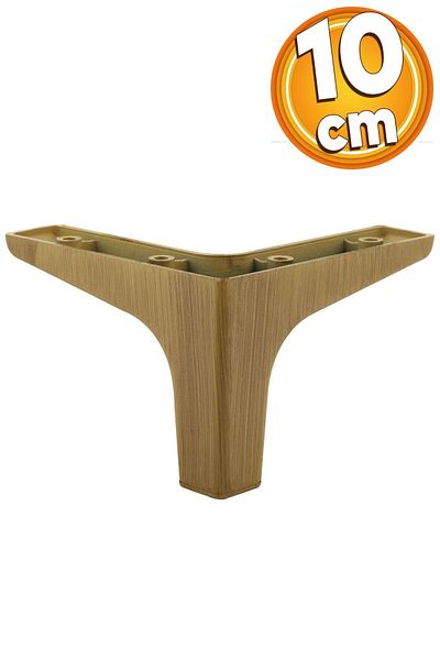 Badem10 Mobilier Sedef Canapea Unitate TV Picior Fotoliu Model Lemn Culoare Nuc Deschis 10 Cm Picioare