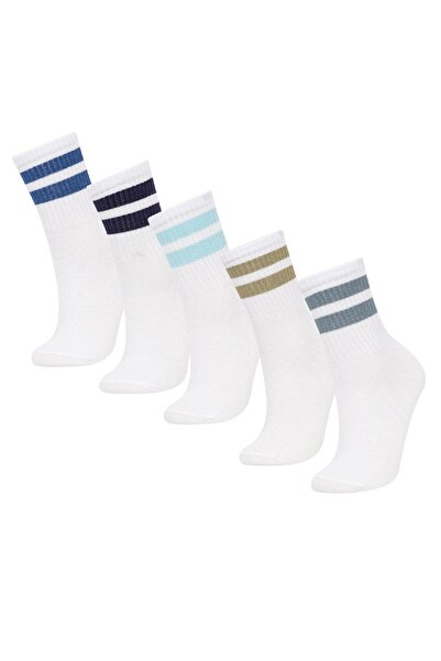 DeFacto 5er-Set lange Baumwollsocken für Jungen - C8022a8ns
