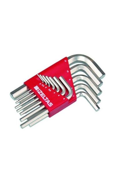 İzeltaş Allen Anahtar Takımı 12 Li Kısa Alyan