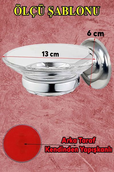 Badem10 Soap Dispenser Solid Soap Dispenser Adhesive Hand Soap Dispenser Crystal