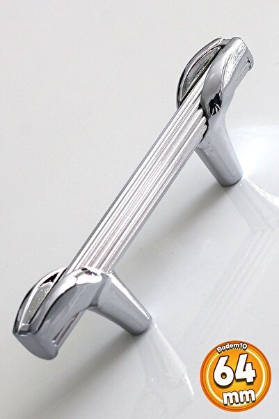 Badem10 Duru PREMİUM 64 мм Металеві меблі Кухонна шафа з висувними ящиками Хромований колір