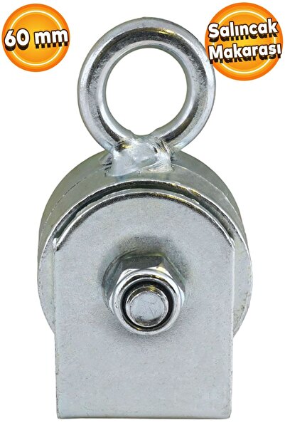 Badem10 Salıncak Makarası Çelik 60 Mm