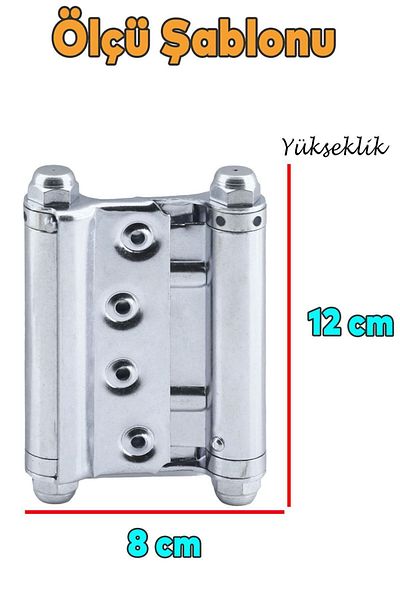 Badem10 Balamă cu arc nr. 30 Balamă Katyum pentru bară și ușă Balamă Cowboy nr. 30 (1 pereche)