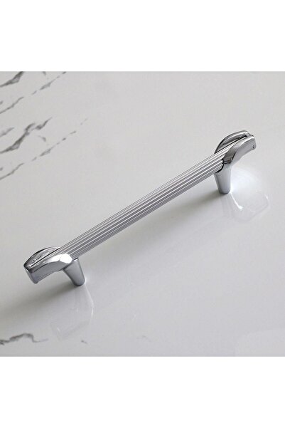 Badem10 Duru Premium 64 mm Metal Metal Furniture Kitchen Drawer Cabinet Chrome Color