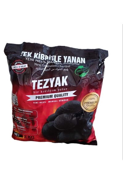 TD POWER tezyak mangal kömürü 1 paket [ 2kg]