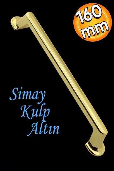 Badem10 Simay Mobilya Mutfak Çekmece Dolabı Dolap Kapak Kulpu Düz Metal Kulpl...