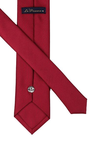 Kravatkolik Dark Red Dot Pattern Slim Tie Sk7588