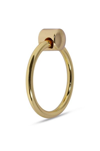 Badem10 Mâner pentru dulap cu pendul Mâner pentru dulap Mâner pentru dulap Mâner cu inel din metal auriu (4 buc.) Sertar pentru mobilier de bucătărie
