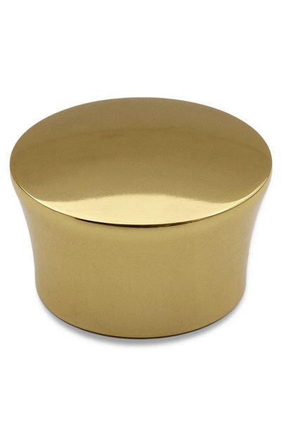 Badem10 Mayra Button Furniture - Kitchen Drawer Cabinet, Door Handle, Gold Color Metal Handle