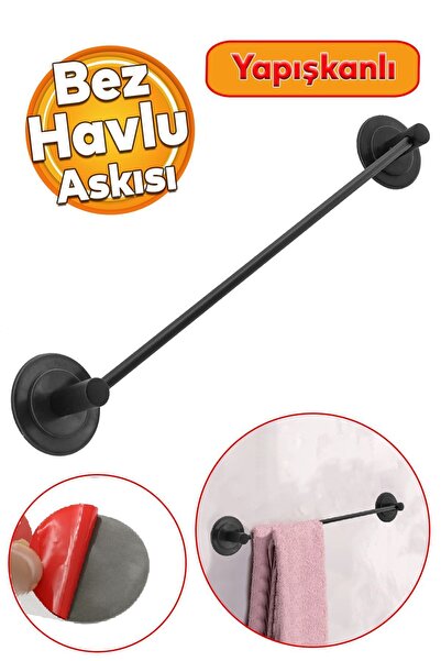 Badem10 Yapışkanlı Banyo Havluluk Bornoz Askısı Tutacağı Asacağı Asma Aparatı...