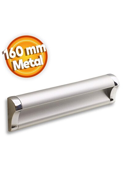 Badem10 Plus Mobilya Dulap cu sertar pentru bucatarie cu usi cu urechi din metal crom mat 160MM