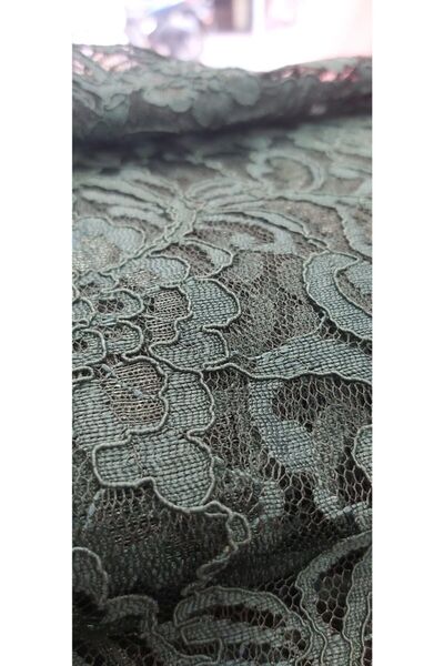 River Fabrics الدانتيل الأخضر مع الحبل