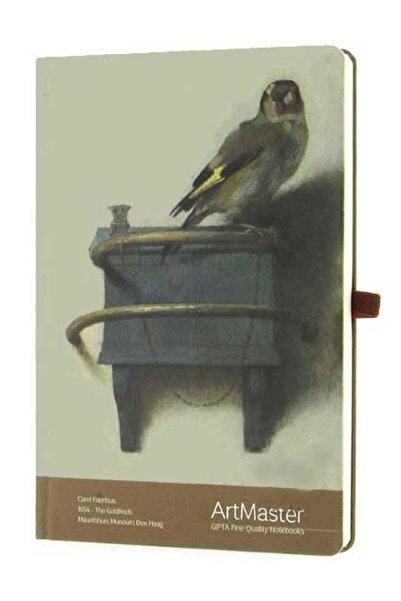Gıpta Art Master İplik Dikişli The Goldfinch Sert Kapak 120 Yaprak 17*24 Çizg...