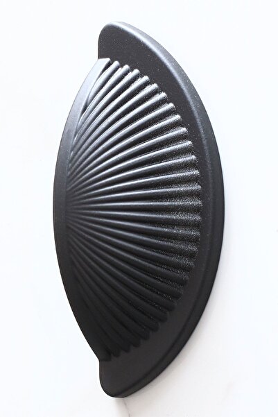 Badem10 Yelken Midye Dish 64 Mm Buton Mobilier Negru Mat Sertar Bucătărie Dulap Dulap Mânere Mâner