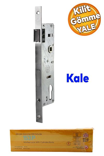 Badem10 هيكل قفل باب PVC من Kale Kapı، هيكل قفل الحمام للحمام 35 مم مع أسطوانة
