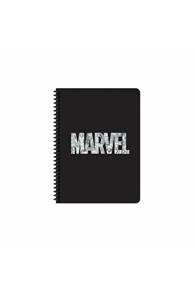 KESKİN COLOR Keskin Color Marvel Spiralli Siyah Sert Kapak 100 Yaprak 17*24 Ç...
