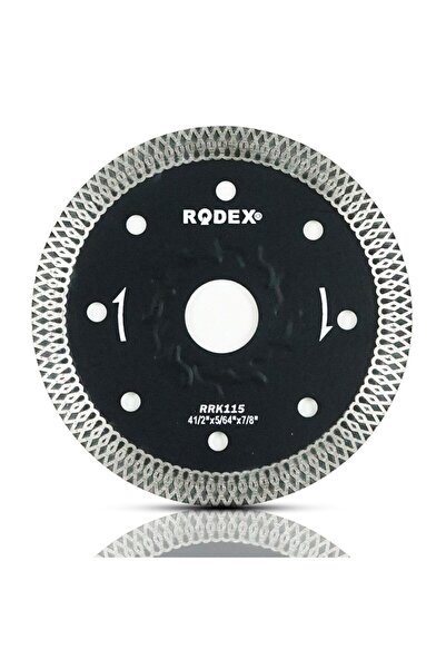 Rodex Slim Elmas Beton Tuğla Granit Kesme Kesici Diski 115 mm