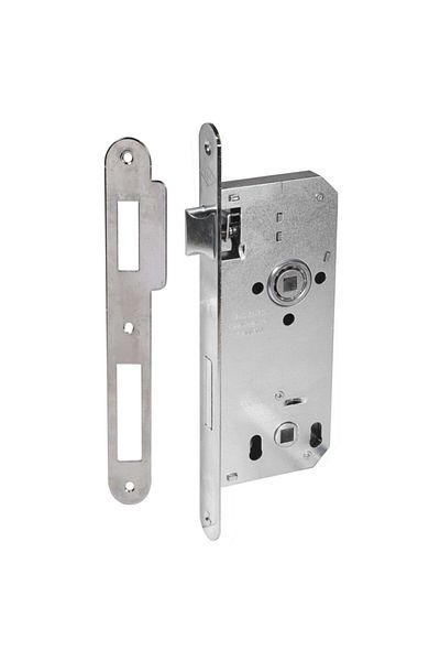 Badem10 Hok Et-45M Extra Recessed Lock Wc Bathroom Lock Oval Corner 45 mm