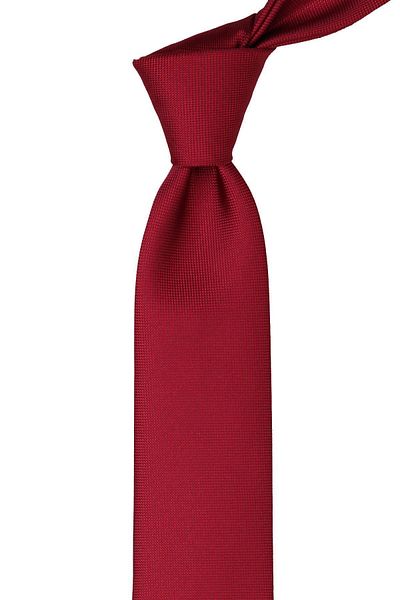 Kravatkolik Dark Red Dot Pattern Slim Tie Sk7588