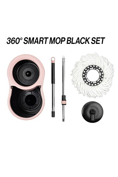 Badem10 Smart Edition Microfiber Super 360 Automatic Cleaning Set Floor Vileda Bucket Mop Set Bathroom Mop 13 Lt