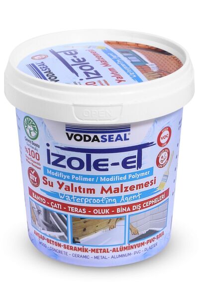 Vodaseal Izole Et Su Yalıtım Malzemesi Ahşap Beton Metal Yüzeyler İçin 1 kg