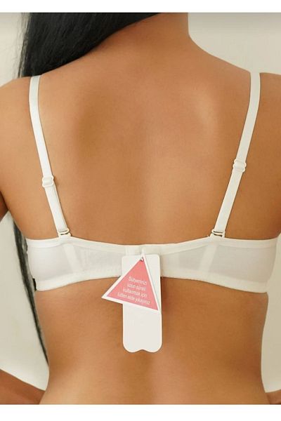 deniz iç giyim F.K Hollow White B Cup Bra