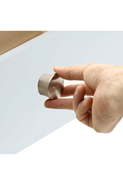 Badem10 Dulap cu butoane Mayra - Metal Ash - Sertar de bucătărie