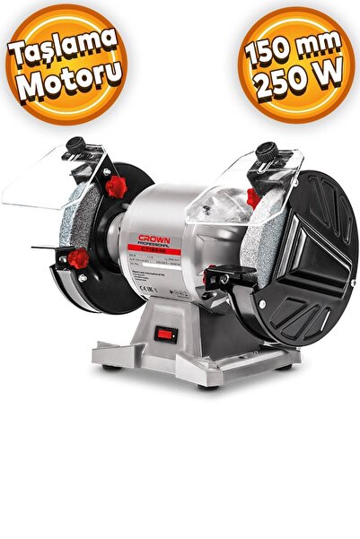 Crown Ct13546 Taş Motoru Taşlama Motoru Makinesi 150 Mm 250 W