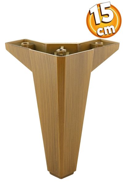 Badem10 Canapea de lux din cedru - 15 cm din lemn maro bază unitate TV picioare fotoliu