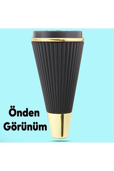 Badem10 Fier Mobilier de lux Canapea Unitate TV Scaun Scaun Picior 15 Cm Picioare Aur Negru