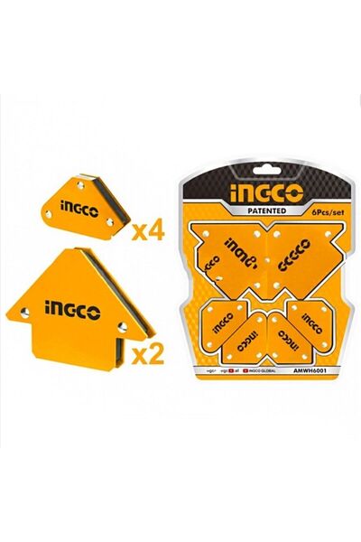 Genel Markalar Manyetik Gönye Mıknatıslı Kaynak Tutucu 6"lı Set