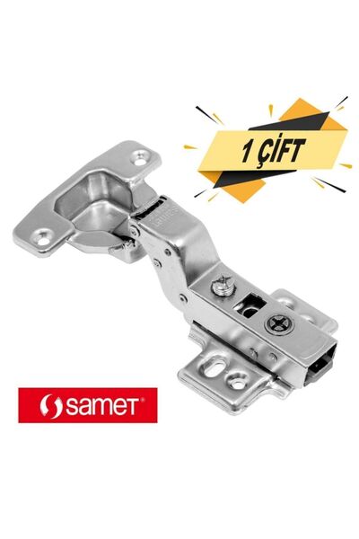 SAMET Master Frenli Kapak Menteşesi Pistonlu Tam Deve Tas Menteşe (1 Çift)