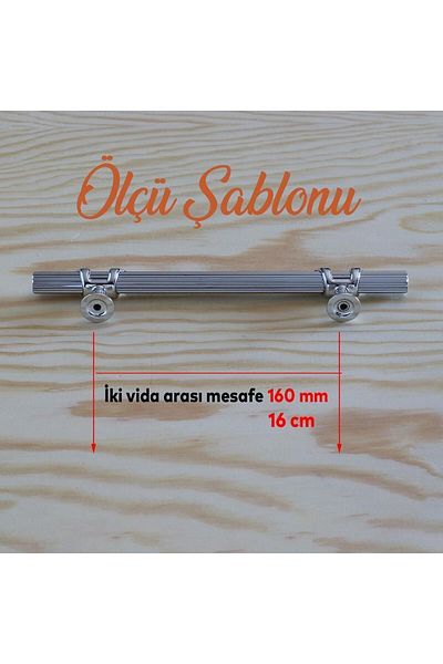 Badem10 Emir (PREMIUM) Crom 160 Mm - 16 Cm Mobilier Metal Sertar Bucătărie Dulap Dulap Mânere Mâner Mâner