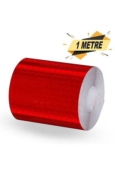 Mfk 1 Mt Red Reflective Phosphorescent Strip Tape - for Vehicle, Truck and Truck