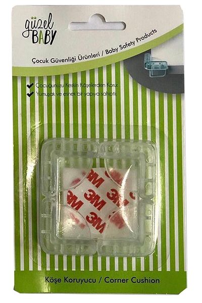 İLHAN Table Edge and Corner Protector 4-Piece Child Safety Set Silicone