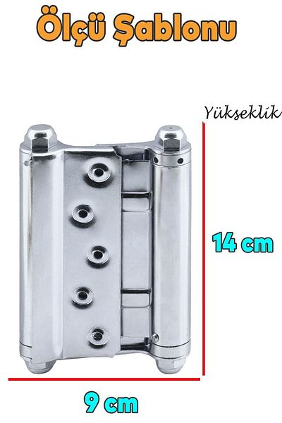 Badem10 Balamă cu arc nr. 33 Balamă de bară și ușă de lux Katyum Balamă de cowboy nr. 33 (1 pereche)
