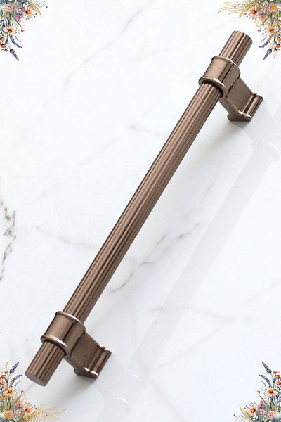 Badem10 Hisar Bronze Color Metal Handle 160 Mm-16 cm Cabinet Furniture Kitchen Drawer Cabinet Handles Handle Handle