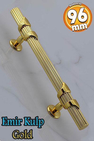 Badem10 Emir (PREMIUM) Aur 96 Mm - 9,6 Cm Mobilier Metal Sertar Bucătărie Dulap Dulap Mânere Mâner Mâner